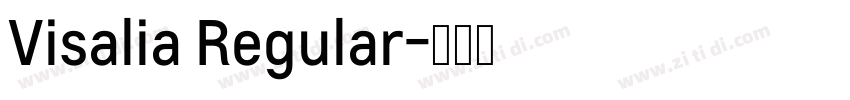 Visalia Regular字体转换